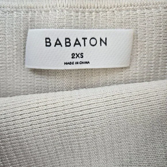 Babaton Ribbed Crop Top Size 2XS - Picture 3 of 4